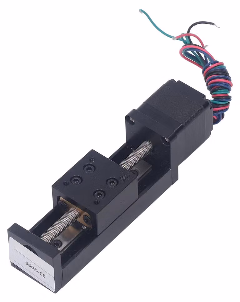 Guida lineare compatta da 50 mm, con cuscinetto e attuatore a scorrimento