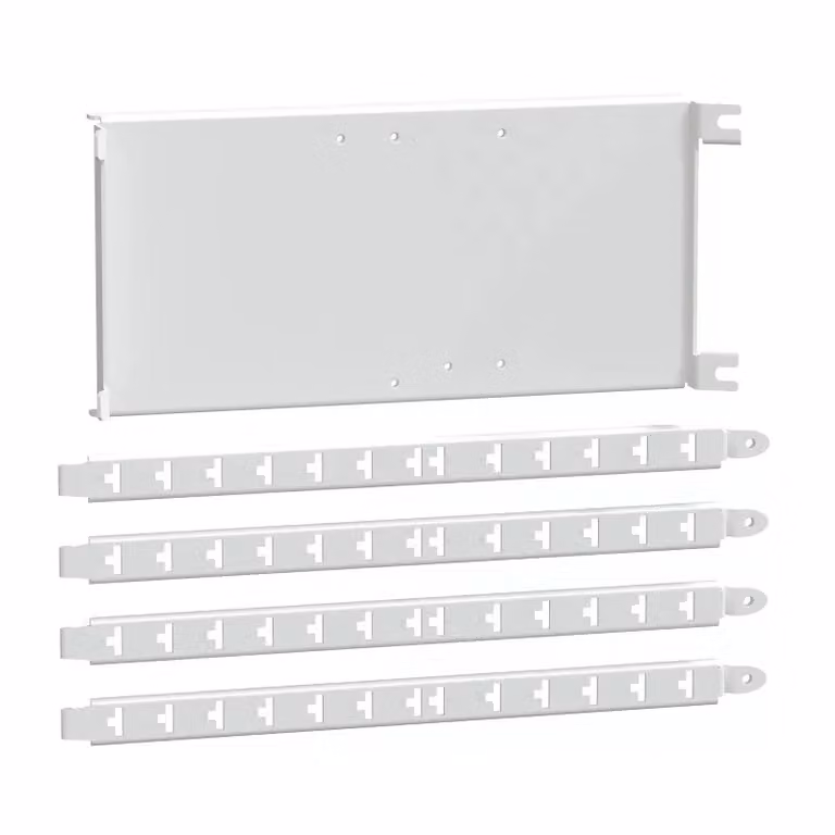 Schneider Electric PrismaSeT-P, piastra di montaggio, ComPacT NSXm160 a 3-4 poli, verticale, larghezza = 400 mm, altezza = 8 moduli LVS03405