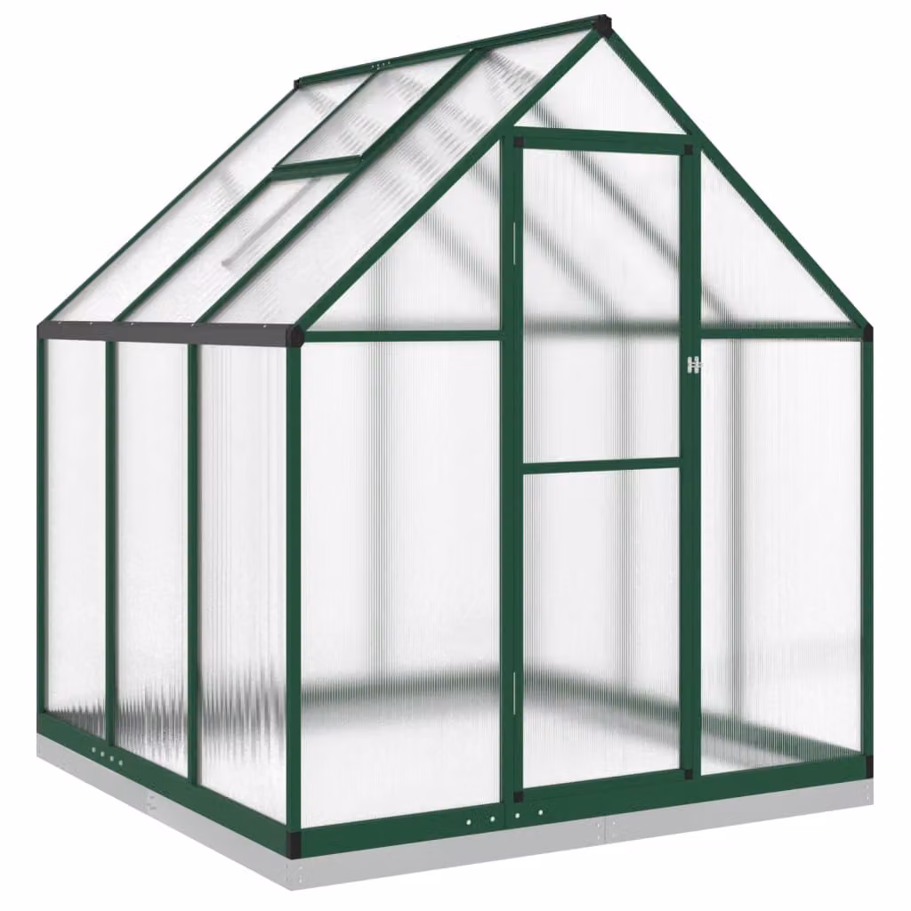 Telaio Serra con Base Verde 169x169x202 cm in Alluminio