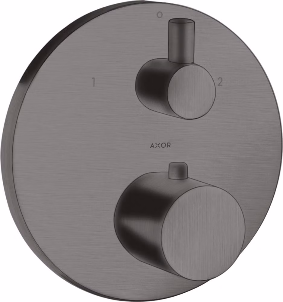 hansgrohe AXOR Uno² Thermostat AXOR Uno² encastré avec robinet d'arrßªt et inverseur, 2 consommateurs, 38720340, 38720340