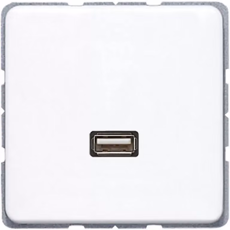 Jung MACD1122WW Sistema di collegamento multimediale, bianco alpino