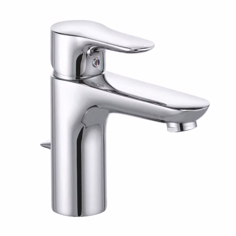 Miscelatore monocomando Kludi Objekta WT XL con set di scarico, cromato, 1 pz.