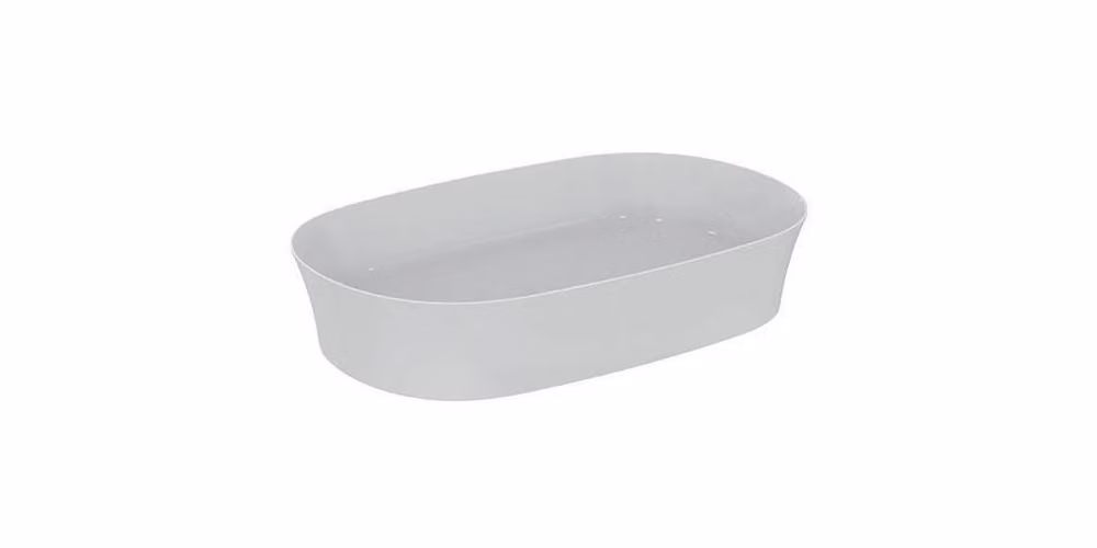 Vasca IPALYSS o ÜL o HL 600x380x120 mm (alpin) m I + bianco, senza foro per rubinetto, senza troppopieno