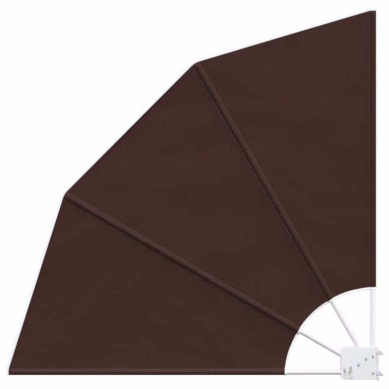 Schermo per balcone, 140 x 140 cm, in poliestere