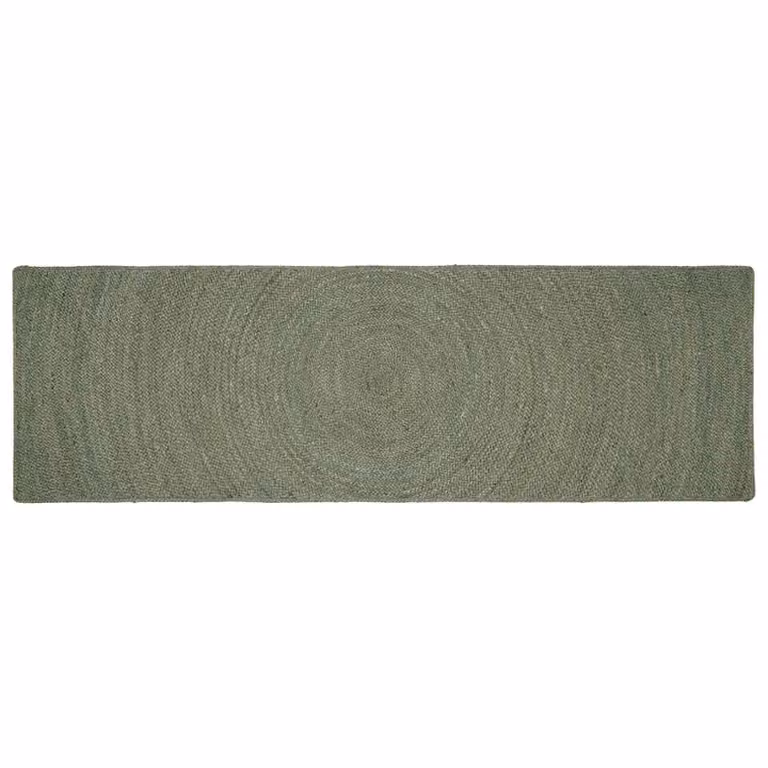 Tappeto in juta vidaXL verde per area living, L 300 x P 80 cm