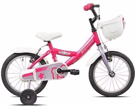Bicicletta Legnano 26L9700D per bambina con rotelle color fucsia e lilla glossy