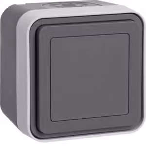 Berker 42903515 Coperta vuota Berker W.1 grigio/grigio chiaro opaco