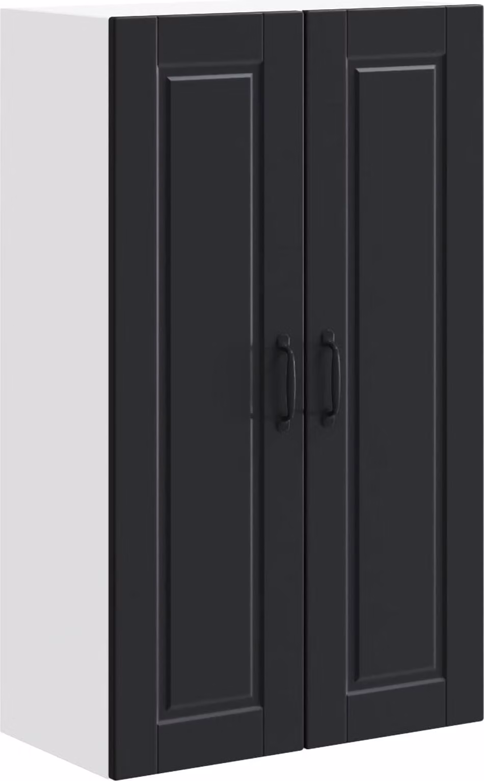 Armadietto a muro PORTO Nero 60 x 31 x 100 cm Legno multistrato