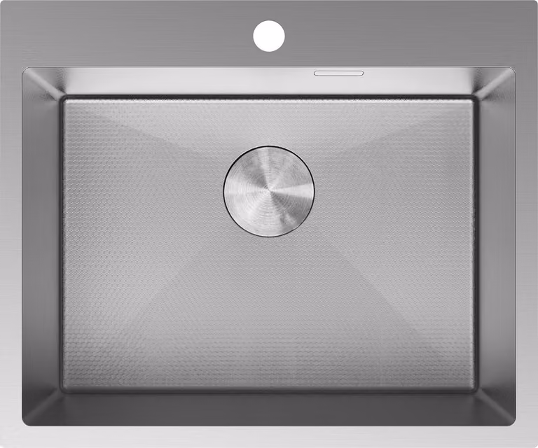 Mexen Solix lavello in acciaio 1-vasca 600 x 500 mm, inox HC - 6408601000-01HC