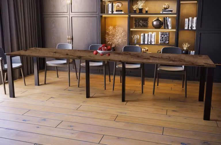 Endo-Möbel Tavolo da pranzo XXL Vast 130cm - 330cm tavolo da cucina allungabile (rovere Monastero)