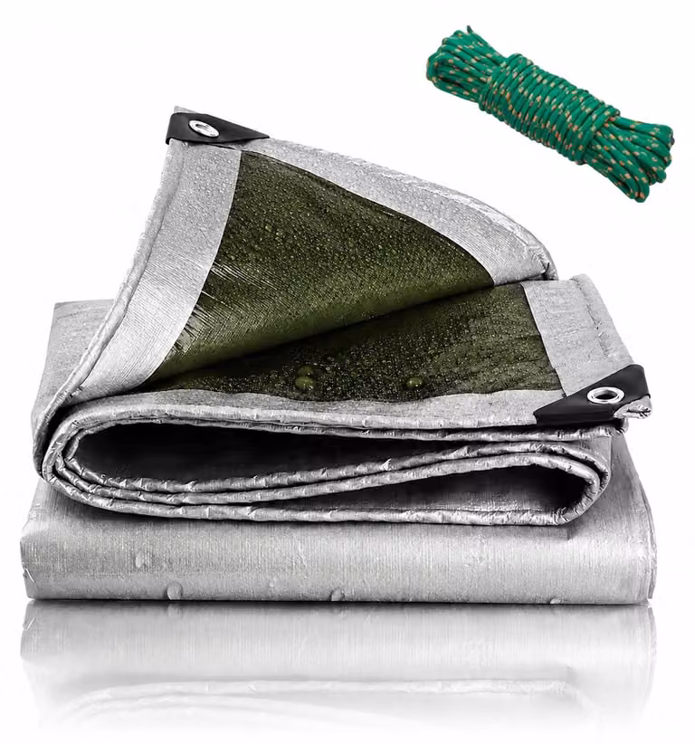 Telo coprioggetto 3 x 3 metri, 200 g/m², con anelli rinforzati