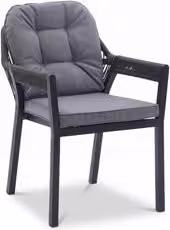 Poltrona da giardino in alluminio Amicasa JOLLY Art 1 Grigio