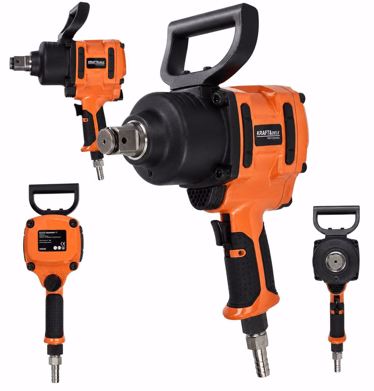Kraft&Dele KD5462 avvitatore a impulsi pneumatico 1" 2450Nm