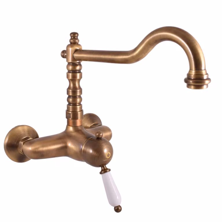 Slezák-RAV Miscelatore per lavabo/lavello Slezák RAV Labe L502.5/28SM OLD BRASS