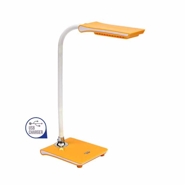 Lampada da tavolo a LED JONAS LED/5W, 6500K, giallo L: 175, H: 440, con interruttore