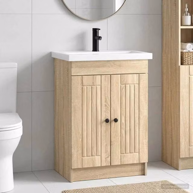 Set di mobili per il bagno Rovere Sonoma 56 x 37,5 x 81 cm 3404186