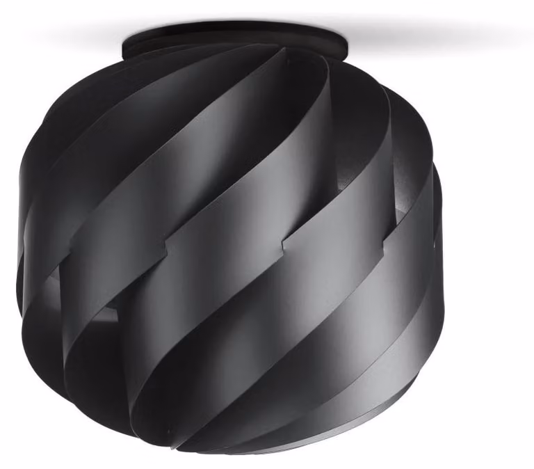 Plafoniera Moderna Globe Polilux ® Nero 1 Luce E27