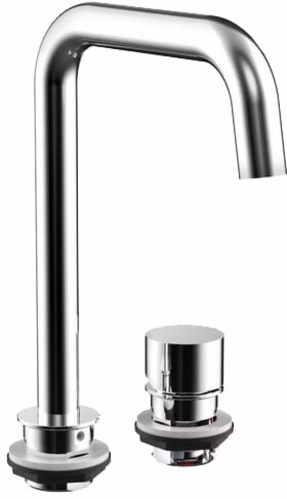 emco evo robinetterie de lavabo, 2 trous, portée 160mm, bonde non obturable, 958300102, 958300102
