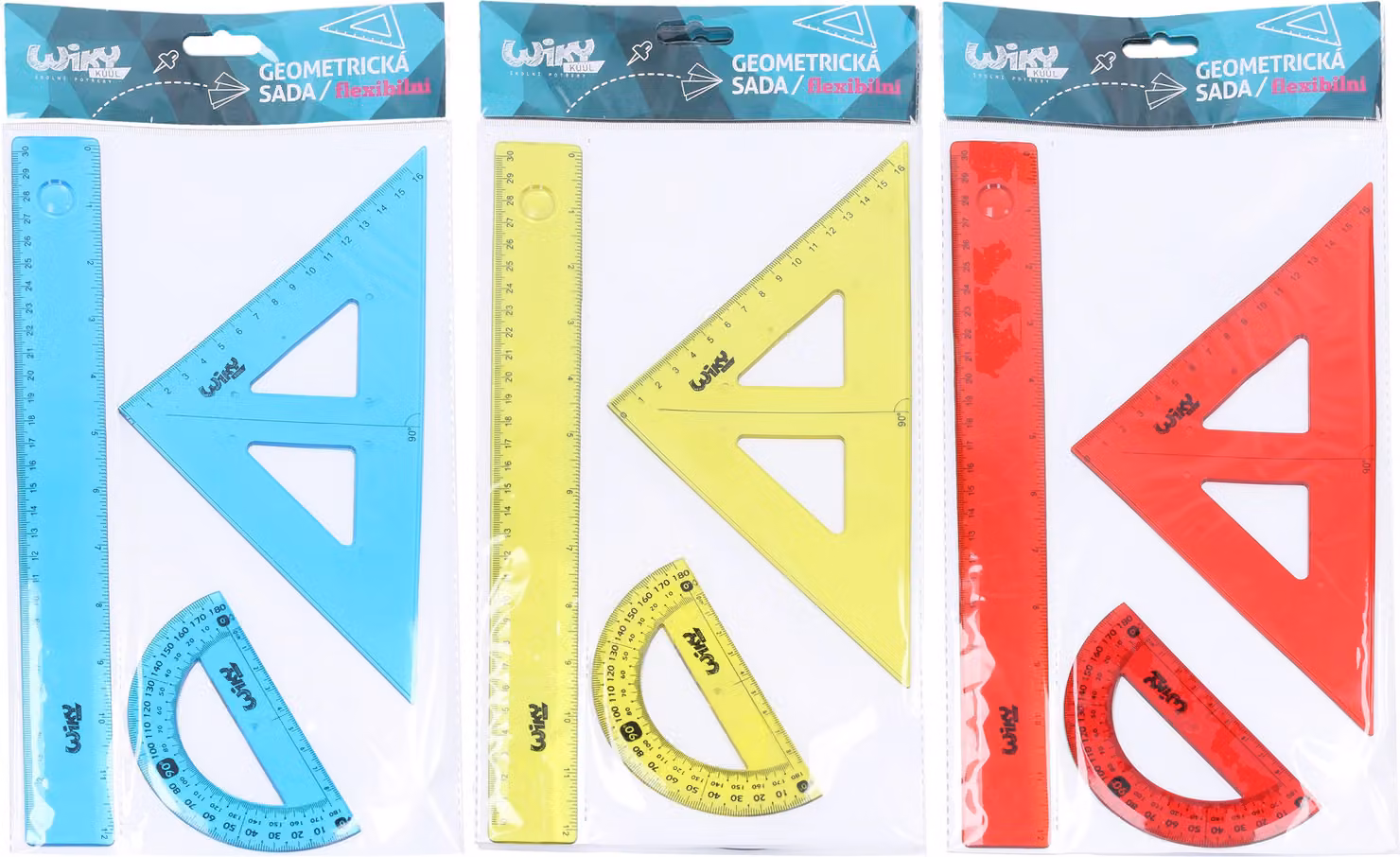 Set geometrico Flexi colorato