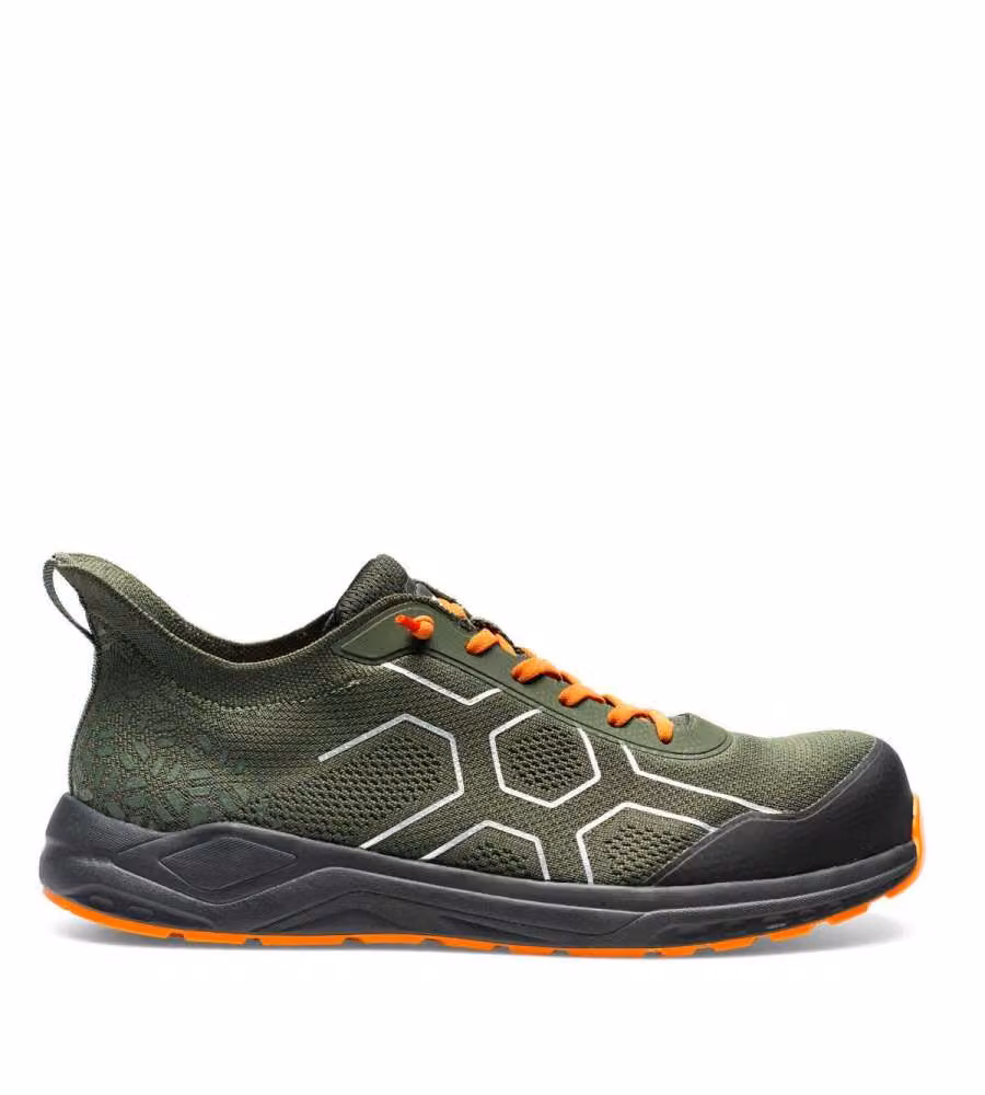 Sottozero Scarpe Antinfortunistiche Basse Flexifly Verde/Arancio 38