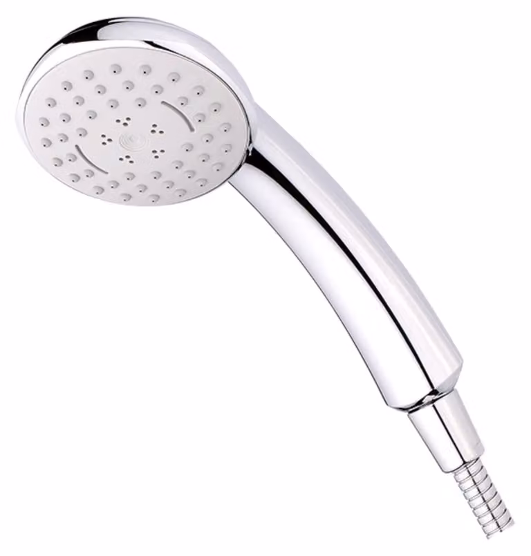 Schläfer 8193000 | Manopola Doccia Grande G 1/2 pollici, Diametro 95mm, Soffione Doccia Cromato 3 Modalità Spray, Doccetta Universale Hamburg Soffione Multigetto 3-getti Massaggio, Vaporizzatore.