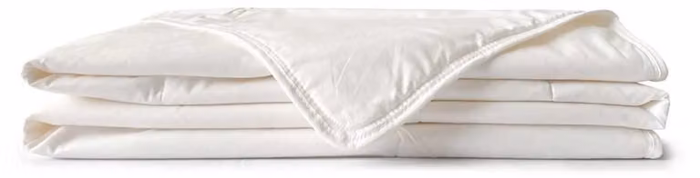 Copertura per letto estiva in bambù - 140x220 cm - Bianco