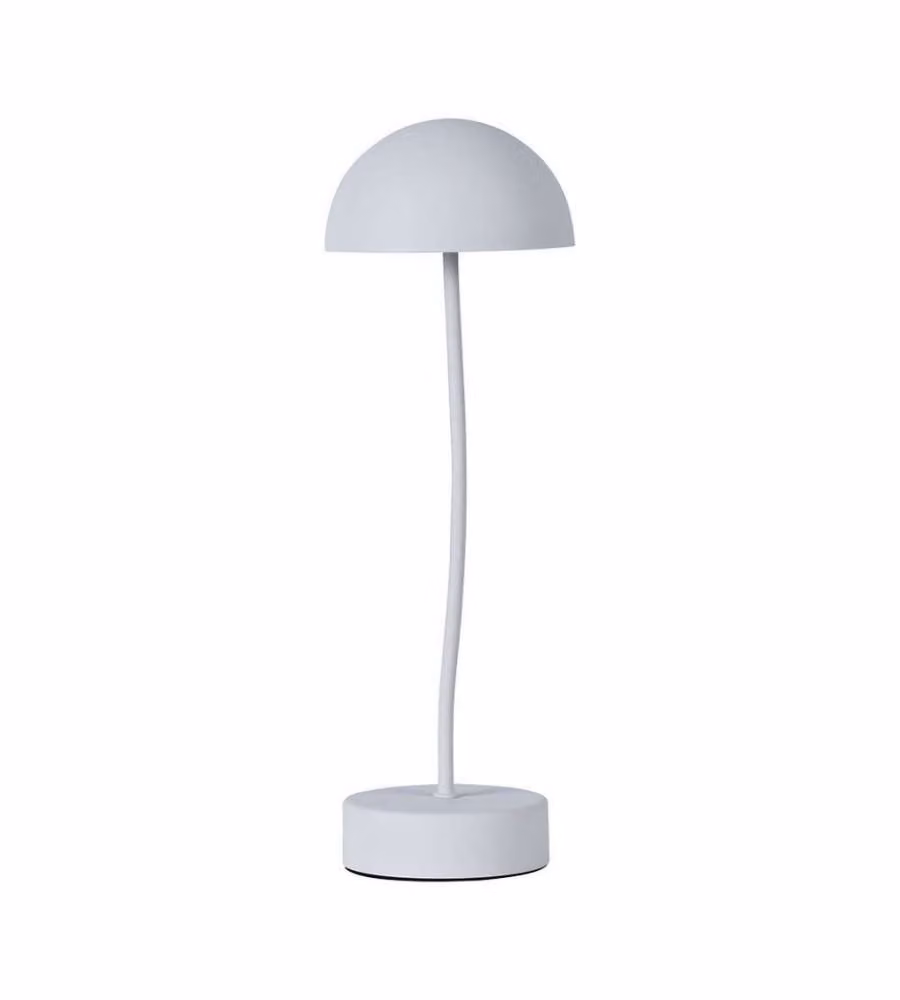 V-TAC Lampada LED da Tavolo 3W Colore Bianco ricaricabile con USB C Touch Dimmerabile 3000K