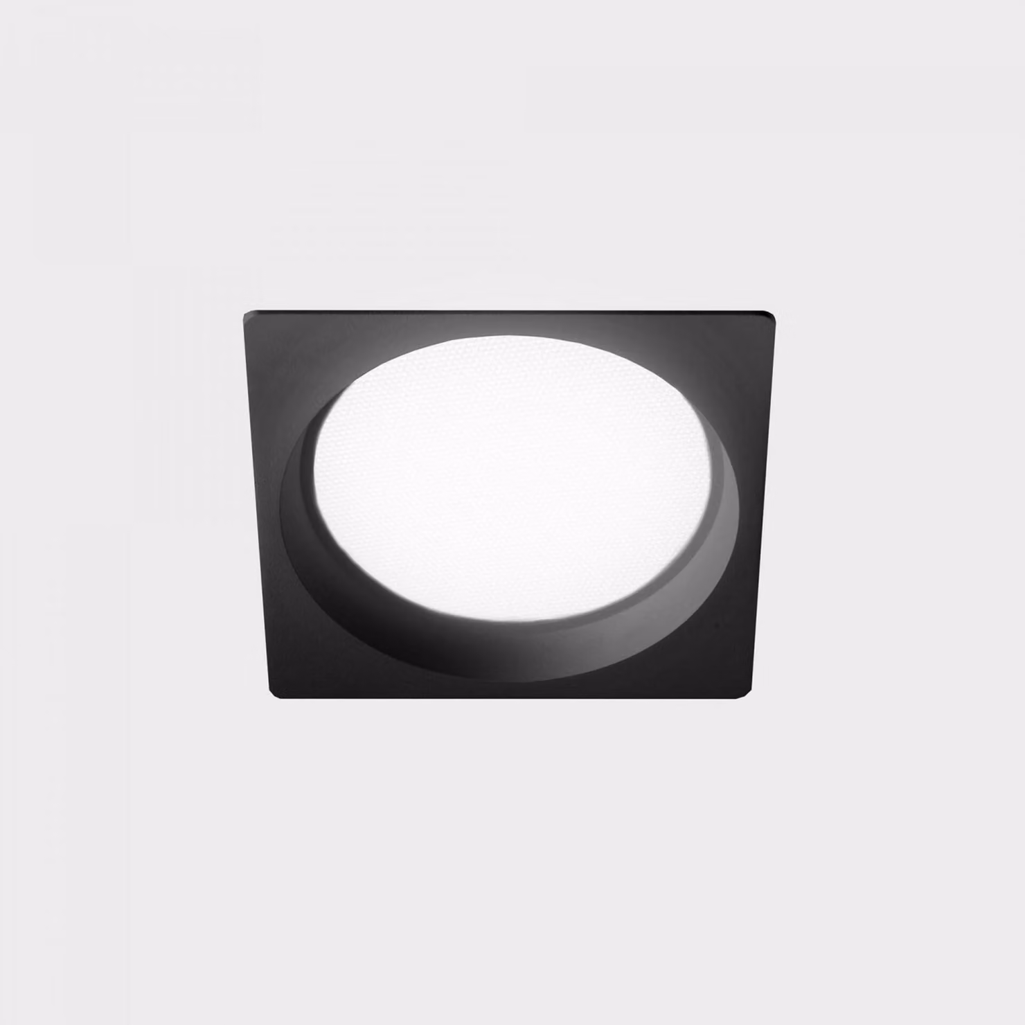 KOHL LIGHTING KOHL-Lighting LIM SQ apparecchio da incasso con cornice 136x136 mm nero 12 W CRI 80 4000K PUSH