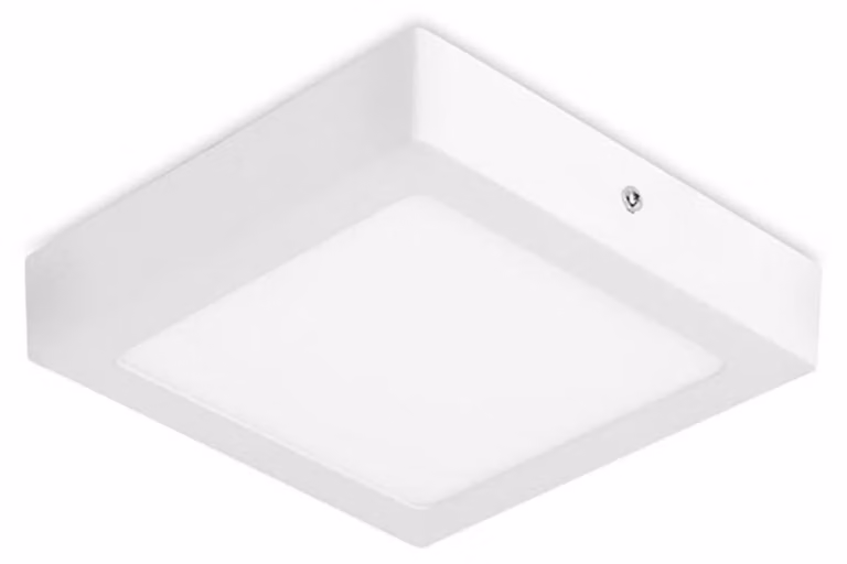 Forlight - Faretto da incasso a soffitto Easy CCT Square Surface 170x170 Alluminio, polistirene bianco, OPAL