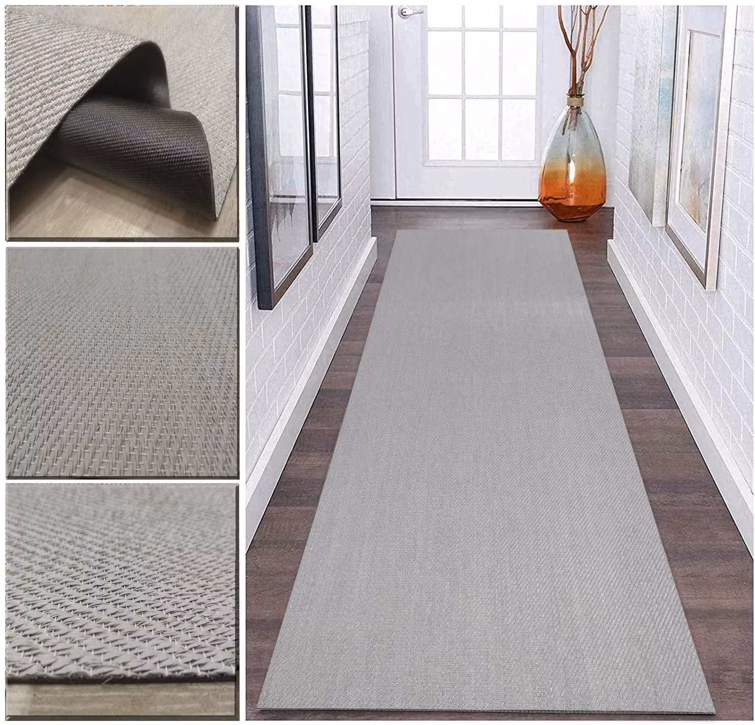 Tappeto in vinile lavabile, antiscivolo, dimensioni 120x180 cm, ideale per cucina e giardino