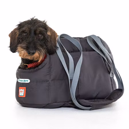 DOCTOR BARK® Borsa per cani grigio XL (50x36x30cm)