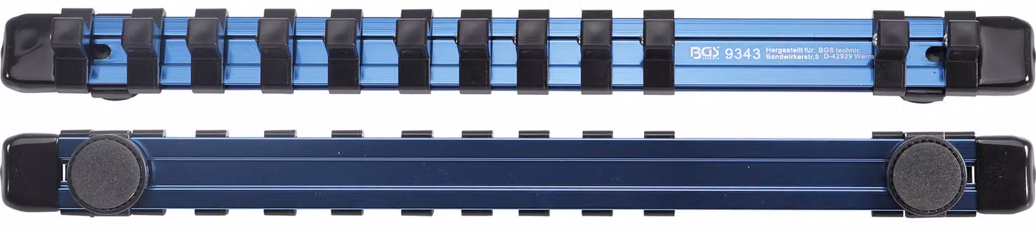 BGS Guida di supporto per 12 chiavi a bussola magnetiche per attacco 10 mm (3/8") - 9343