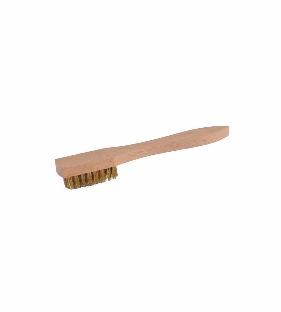 Spazzola Ottone Candele 5 Capi Legno   Excel 09156