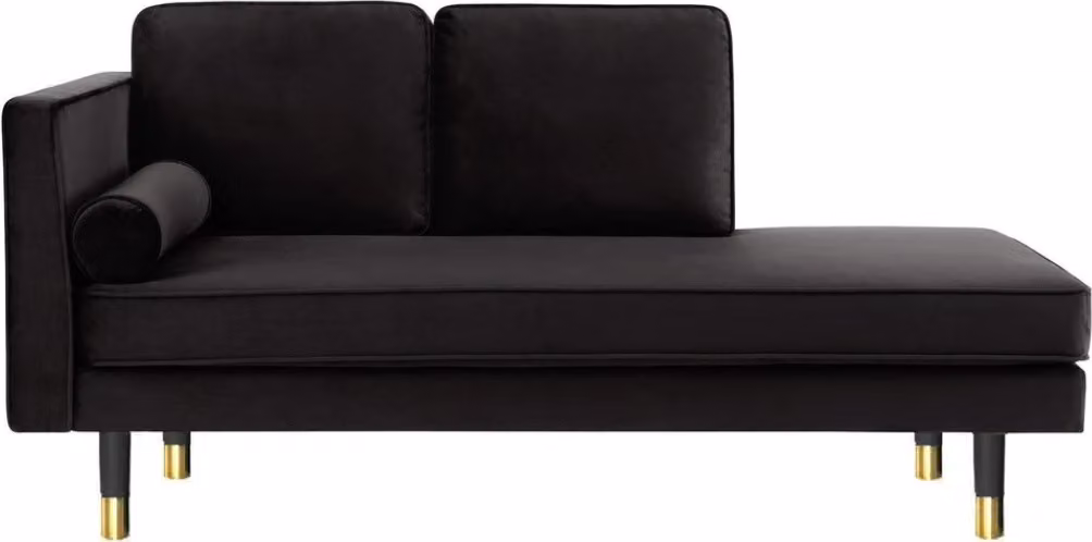 Chaiselongue Kreative Möbel Wohnzimmer Modern Design Schwarz Sofa