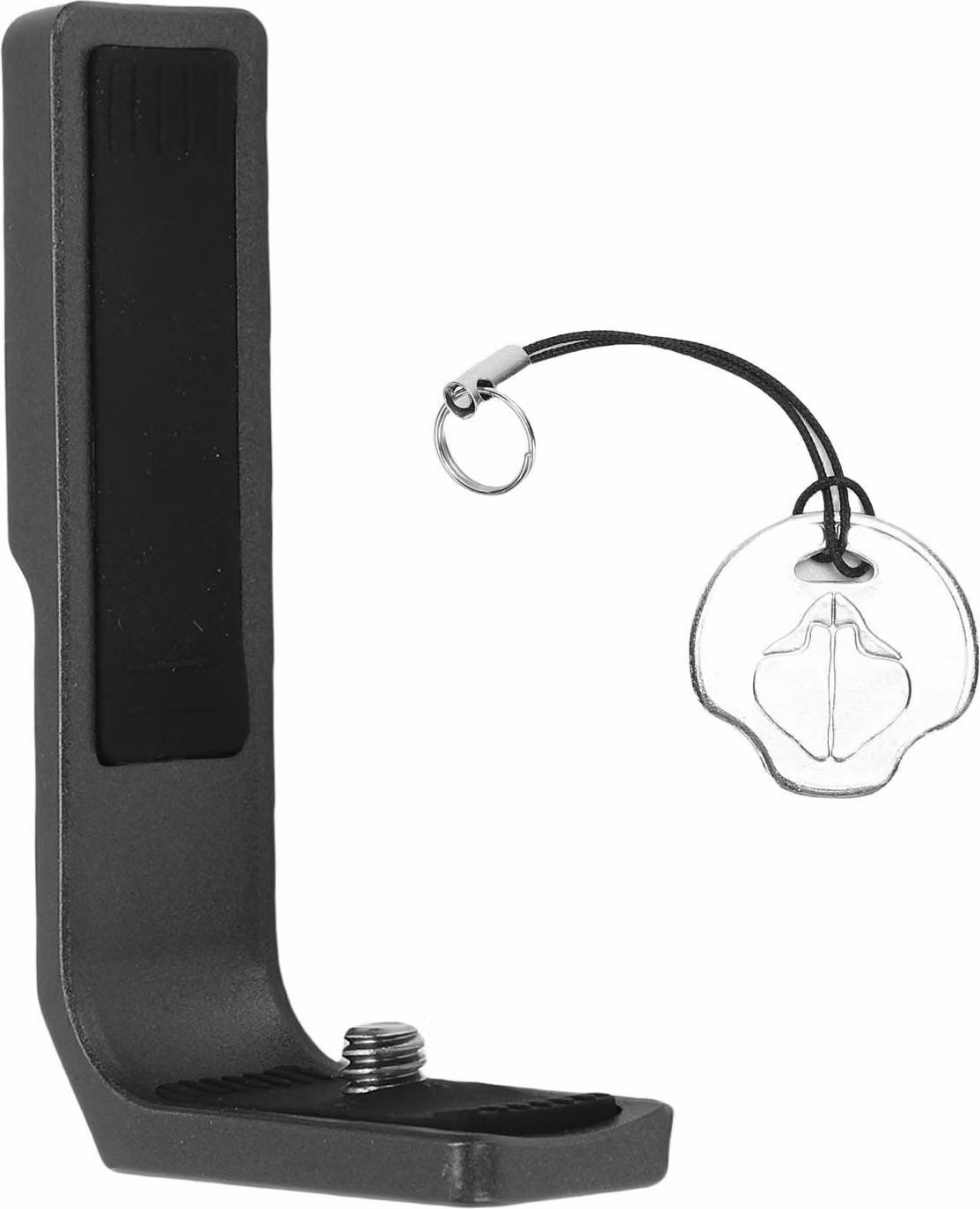 Supporto a L, compatibile con action cam Insta360 X5 X4 X3, alluminio, montaggio verticale/orizzontale, piastra a sgancio rapido con foro per vite da 1/4 di pollice