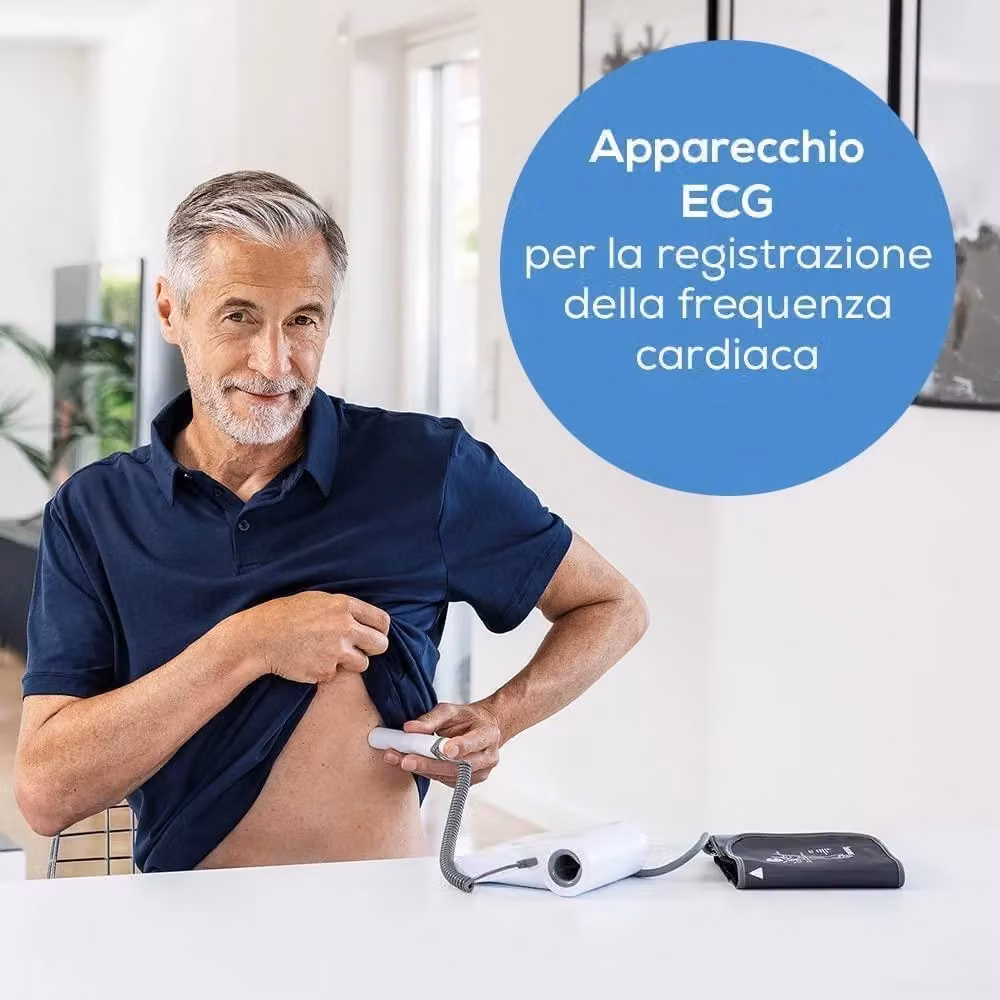 Beurer BM 96 Misuratore di Pressione da Braccio con Funzione ECG e Bluetooth, Bianco Grigio – 2