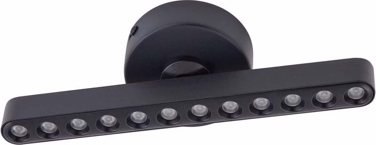 Lindby Faretto LED Eldrin, nero, 1 luce, punti luce