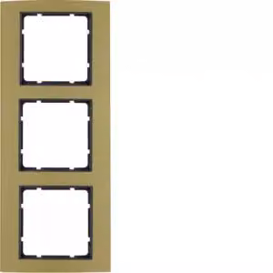 Berker 10133016 Cornice in alluminio, oro/antracite Berker B.3
