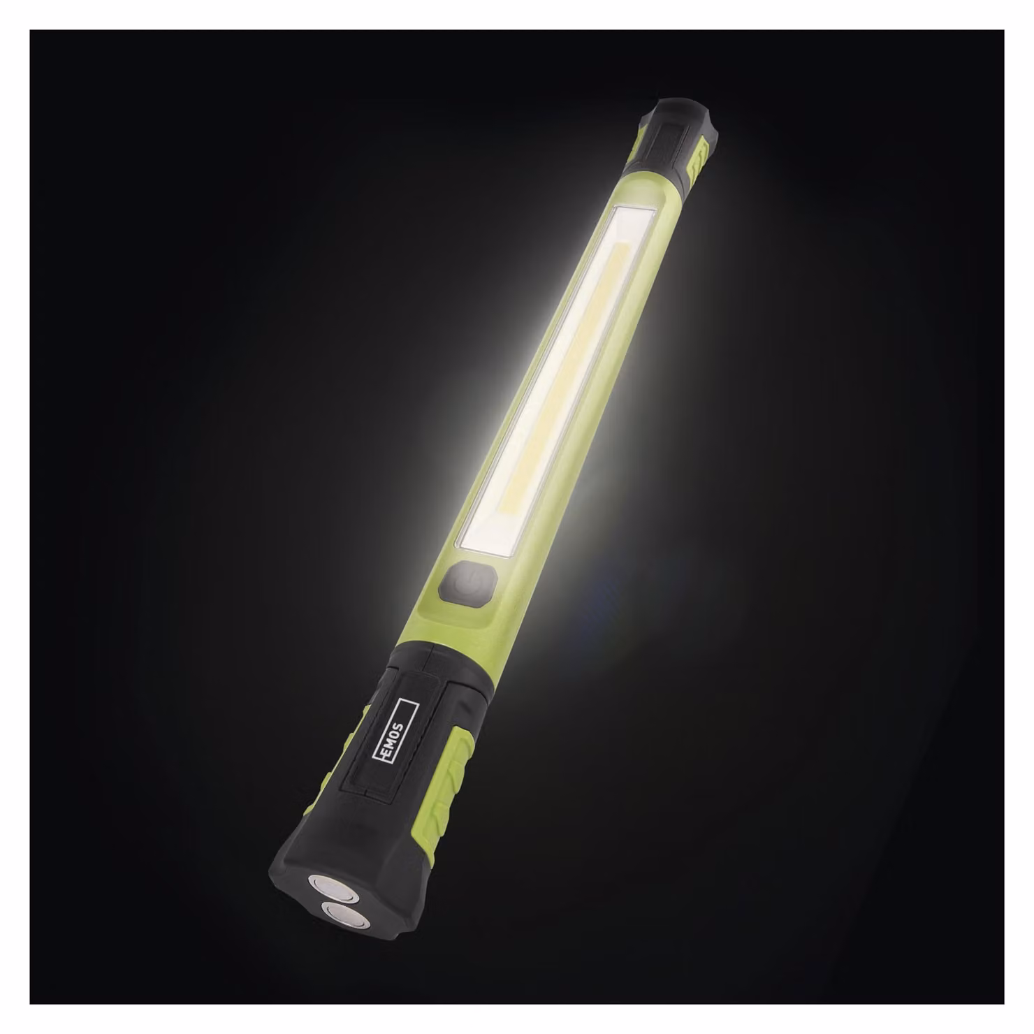 Luce da lavoro a LED ricaricabile EMOS, magnete, gancio, antiurto e impermeabile, per interni/esterni, 1000 lm/40 m/6 h, 2 modalità, con cavo USB, P4545