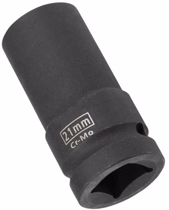 Chiave per bulloni - Misura 3/4 di pollice - Acciaio legato - Design a 6 punte - 21 mm - Adatta per uso domestico