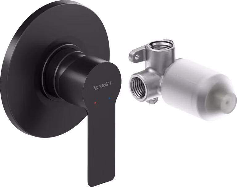 Duravit D-Code Mitigeur monocommandé encastré, rosace ronde, DC4210007046, DC4210007046