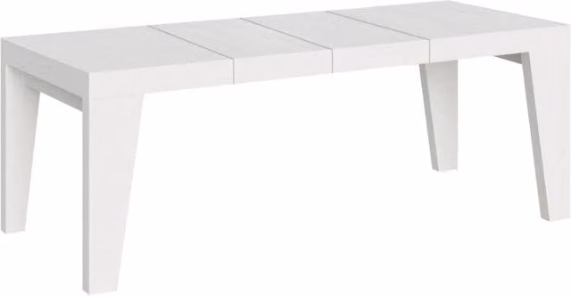 Tavolo allungabile Naxor Premium Bs Com bianco frassino L: 160-420 cm, P: 90 cm