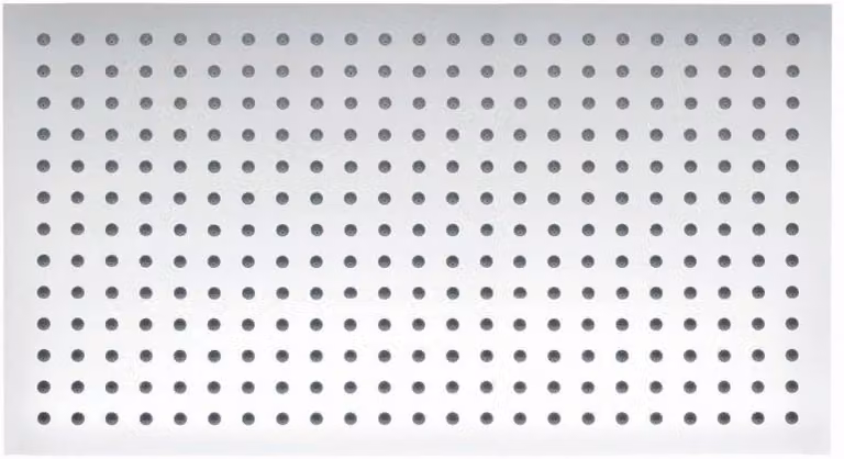 XXL Doccia a pioggia in acciaio inossidabile SUPERFLATSO, soffione doccia 50x30 cm, modello DPG2051