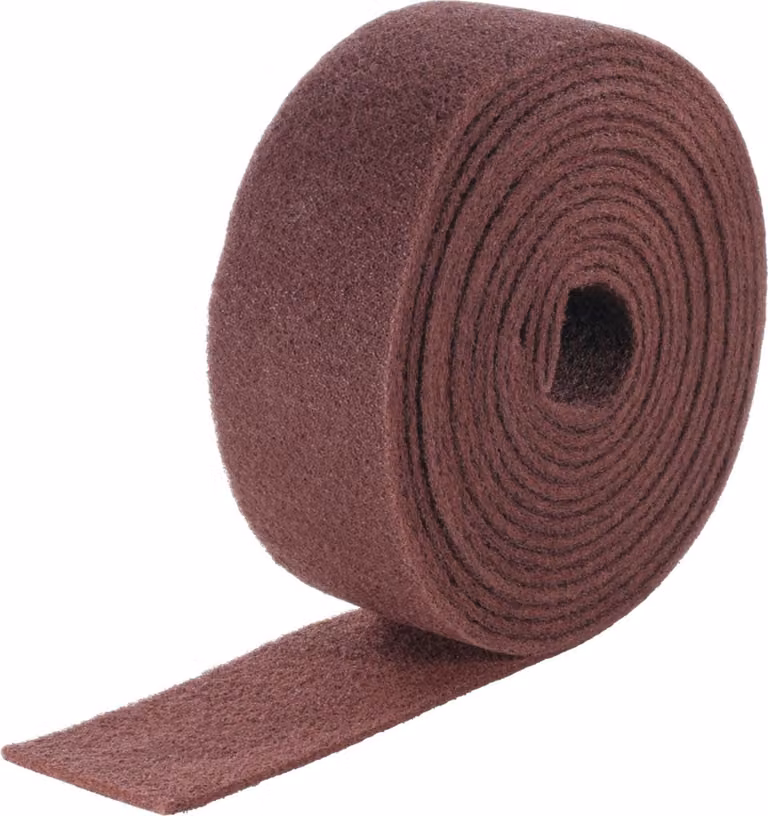 Rotolo di tela abrasiva 3M Scotch-Brite, 115 mm x 10 m, struttura in tessuto non tessuto: 100