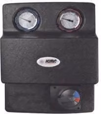 Gruppo Rilancio con Miscelazione a Punto Fisso Sinistra con Pompa Grundfos UPS 25/65 Nero con Isolamento 20°-50° C 1"1/2M-3/4F