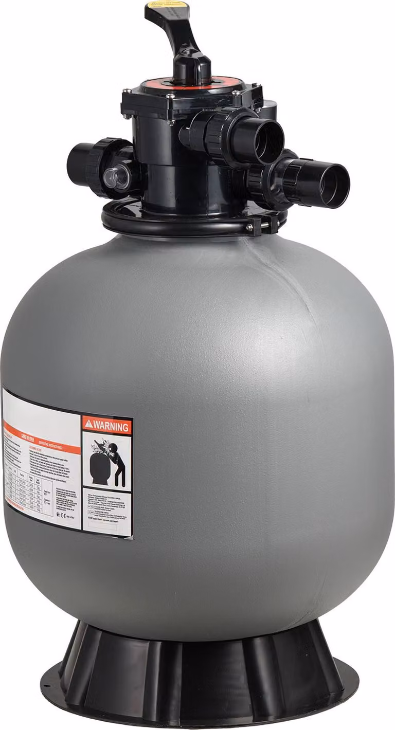 Filtro a sabbia SucceBuy, serbatoio filtrante da 500 mm, sistema di filtraggio da 189,3 l/min, contenitore filtrante con valvola a 7 vie, modalità di controlavaggio, risciacquo, ricircolo, scarico, invernaggio e chiusura, adatto per piscine fuori terra