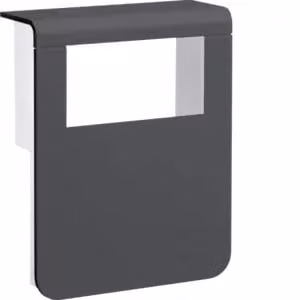 Hager, parte superiore del supporto per dispositivi SL 20x115, nero lucido SL201159329011