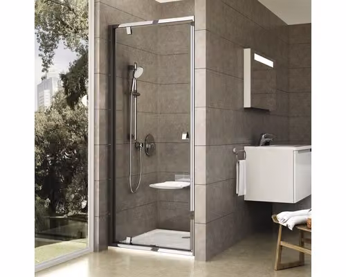 Porta doccia per alcova RAVAK PDOP1-90 alluminio lucido+trasparente 03G70C00Z1