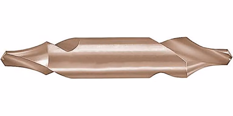 Formato Punta centrale DIN333 HSS forma R 2,0 mm