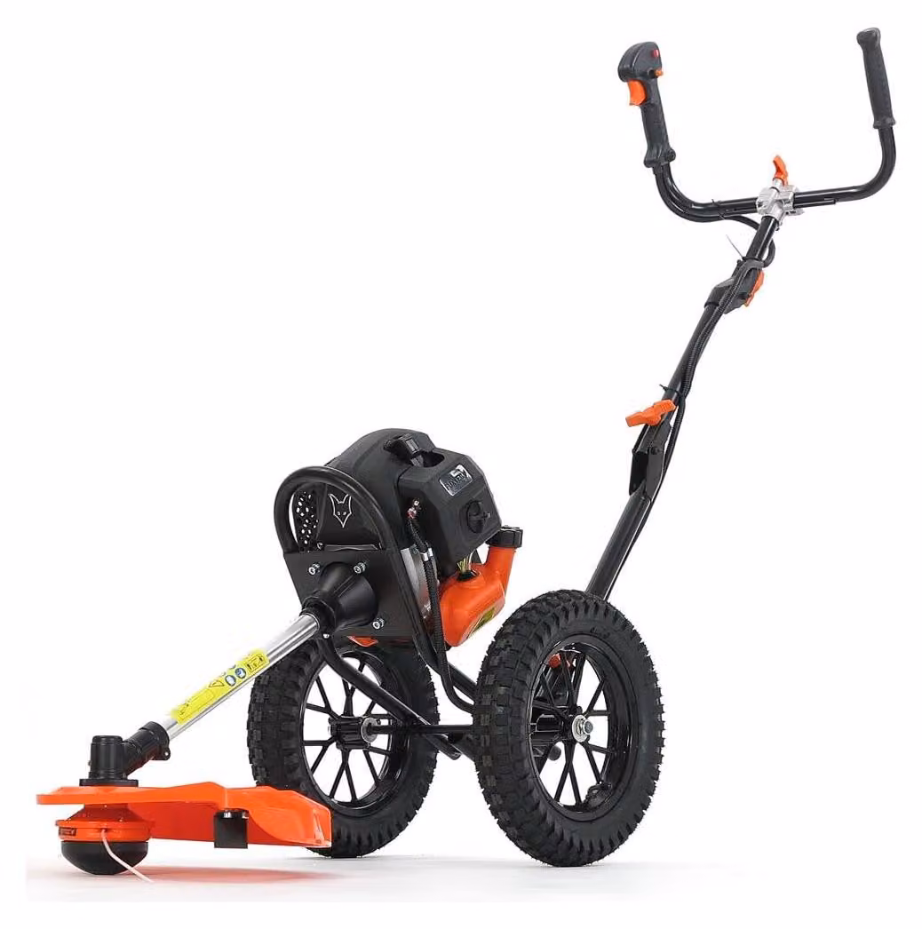 Tagliaerba a scoppio portatile - Cilindrata 52 cc, 3 HP - Larghezza di taglio 32 cm - Colore nero - Ideale per giardini di grandi dimensioni
